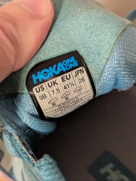 Hoka Womens Mach 5 'Ocean Mist' - Picture 11 of 12